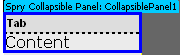 Spry Collapsible Panel
