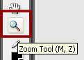 zooming in flash cs3