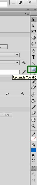rectangle tool flash cs6