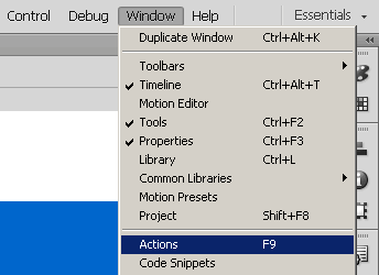 windows actions